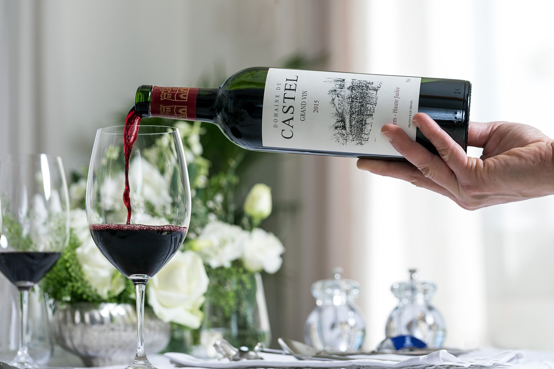 Castel Grand vin setting